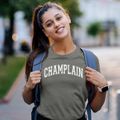 Champlain Elementary School Varsity Arch Women's Cotton T-Shirt additional product view 2
