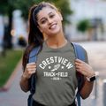 Crestview Elementary School Track and Field Women's Cotton T-Shirt additional product view 2