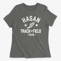 Hasan Prep & Leadership School Track and Field Women's Cotton T-Shirt additional view 1