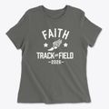 Faith Christian Academy Track and Field Women's Cotton T-Shirt additional view 1