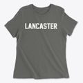 Lancaster Pennsylvania Classic Block Women's Cotton T-Shirt additional view 1