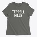 Terrell Hills Texas Classic Block Women's Cotton T-Shirt additional view 1
