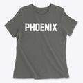Phoenix Oregon Classic Block Women's Cotton T-Shirt additional product view 1