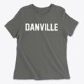 Danville New Hampshire Classic Block Women's Cotton T-Shirt additional view 1