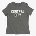 Central City Nebraska Classic Block Women's Cotton T-Shirt additional view 1