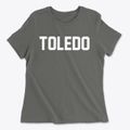 Toledo Iowa Classic Block Women's Cotton T-Shirt additional view 1