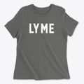 Lyme New Hampshire Classic Block Women's Cotton T-Shirt additional view 1