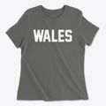 Wales Maine Classic Block Women's Cotton T-Shirt additional view 1