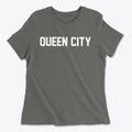 Queen City Texas Classic Block Women's Cotton T-Shirt additional view 1