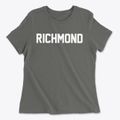 Richmond New Hampshire Classic Block Women's Cotton T-Shirt additional view 1