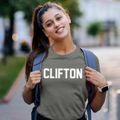 Clifton Maine Classic Block Women's Cotton T-Shirt additional view 2