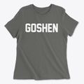 Goshen New Hampshire Classic Block Women's Cotton T-Shirt additional view 1