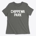 Chippewa Park Ohio Classic Block Women's Cotton T-Shirt additional view 1