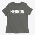 Hebron New Hampshire Classic Block Women's Cotton T-Shirt additional view 1