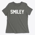 Smiley Texas Classic Block Women's Cotton T-Shirt additional product view 1