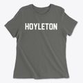 Hoyleton Illinois Classic Block Women's Cotton T-Shirt additional product view 1