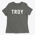 Troy Alabama Classic Block Women's Cotton T-Shirt additional view 1