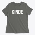 Kinde Michigan Classic Block Women's Cotton T-Shirt additional product view 1