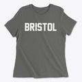 Bristol South Dakota Classic Block Women's Cotton T-Shirt additional view 1