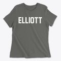 Elliott Iowa Classic Block Women's Cotton T-Shirt additional view 1