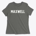 Maxwell Nebraska Classic Block Women's Cotton T-Shirt additional product view 1