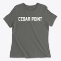 Cedar Point Illinois Classic Block Women's Cotton T-Shirt additional view 1