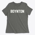 Boynton Oklahoma Classic Block Women's Cotton T-Shirt additional product view 1