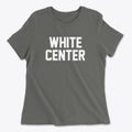 White Center Washington Classic Block Women's Cotton T-Shirt additional view 1