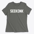 Seekonk Massachusetts Classic Block Women's Cotton T-Shirt additional view 1