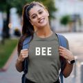 Bee Oklahoma Classic Block Women's Cotton T-Shirt additional view 2