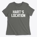 Hart's Location New Hampshire Classic Block Women's Cotton T-Shirt additional view 1