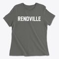 Rendville Ohio Classic Block Women's Cotton T-Shirt additional view 1