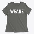 Weare New Hampshire Classic Block Women's Cotton T-Shirt additional view 1
