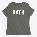 Bath Maine Classic Block Women's Cotton T-Shirt additional view 1