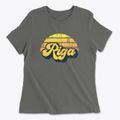Riga New York Sublime Sunset Women's Cotton T-Shirt additional view 1