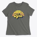 Tyro North Carolina Sublime Sunset Women's Cotton T-Shirt additional view 1