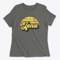 Jena Louisiana Sublime Sunset Women's Cotton T-Shirt additional view 1