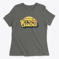Cuba New York Sublime Sunset Women's Cotton T-Shirt additional view 1