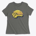 Lyme New Hampshire Sublime Sunset Women's Cotton T-Shirt additional view 1