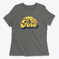 Fine New York Sublime Sunset Women's Cotton T-Shirt additional view 1