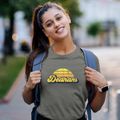 Dedham Massachusetts Sublime Sunset Women's Cotton T-Shirt additional product view 2