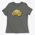 Landaff New Hampshire Sublime Sunset Women's Cotton T-Shirt additional view 1