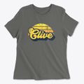 Clive Iowa Sublime Sunset Women's Cotton T-Shirt additional view 1
