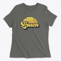 Leach Oklahoma Sublime Sunset Women's Cotton T-Shirt additional product view 1