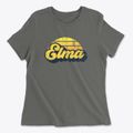 Elma New York Sublime Sunset Women's Cotton T-Shirt additional view 1