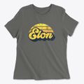 Elon North Carolina Sublime Sunset Women's Cotton T-Shirt additional view 1