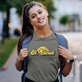 St. Cloud Minnesota Sublime Sunset Women's Cotton T-Shirt additional product view 2