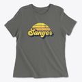 Sanger Texas Sublime Sunset Women's Cotton T-Shirt additional product view 1
