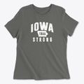 Iowa Strong Women's Cotton T-Shirt additional view 1
