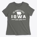 Iowa Motto Women's Cotton T-Shirt additional view 1